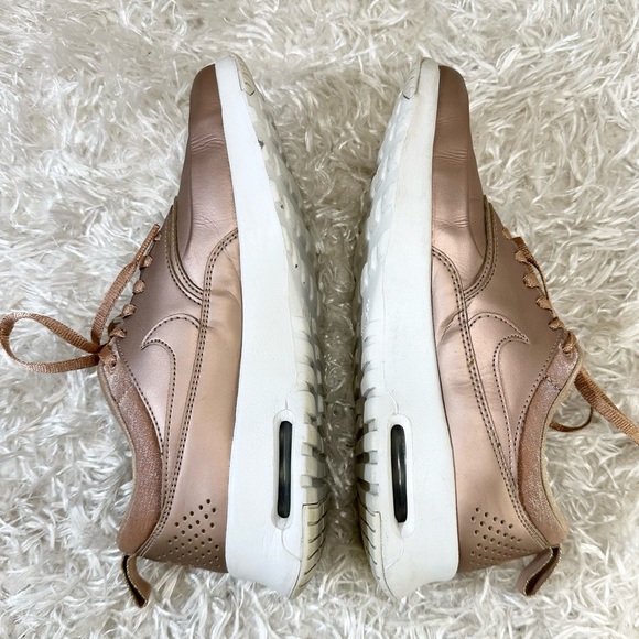 Nike Air Max Thea Rose Gold Leather Sneaker Women’s Size 7.5 - Picture 5 of 6